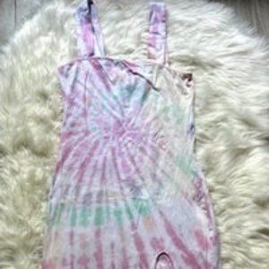 N:philanthropy Tie Dye High Slit Dress size large